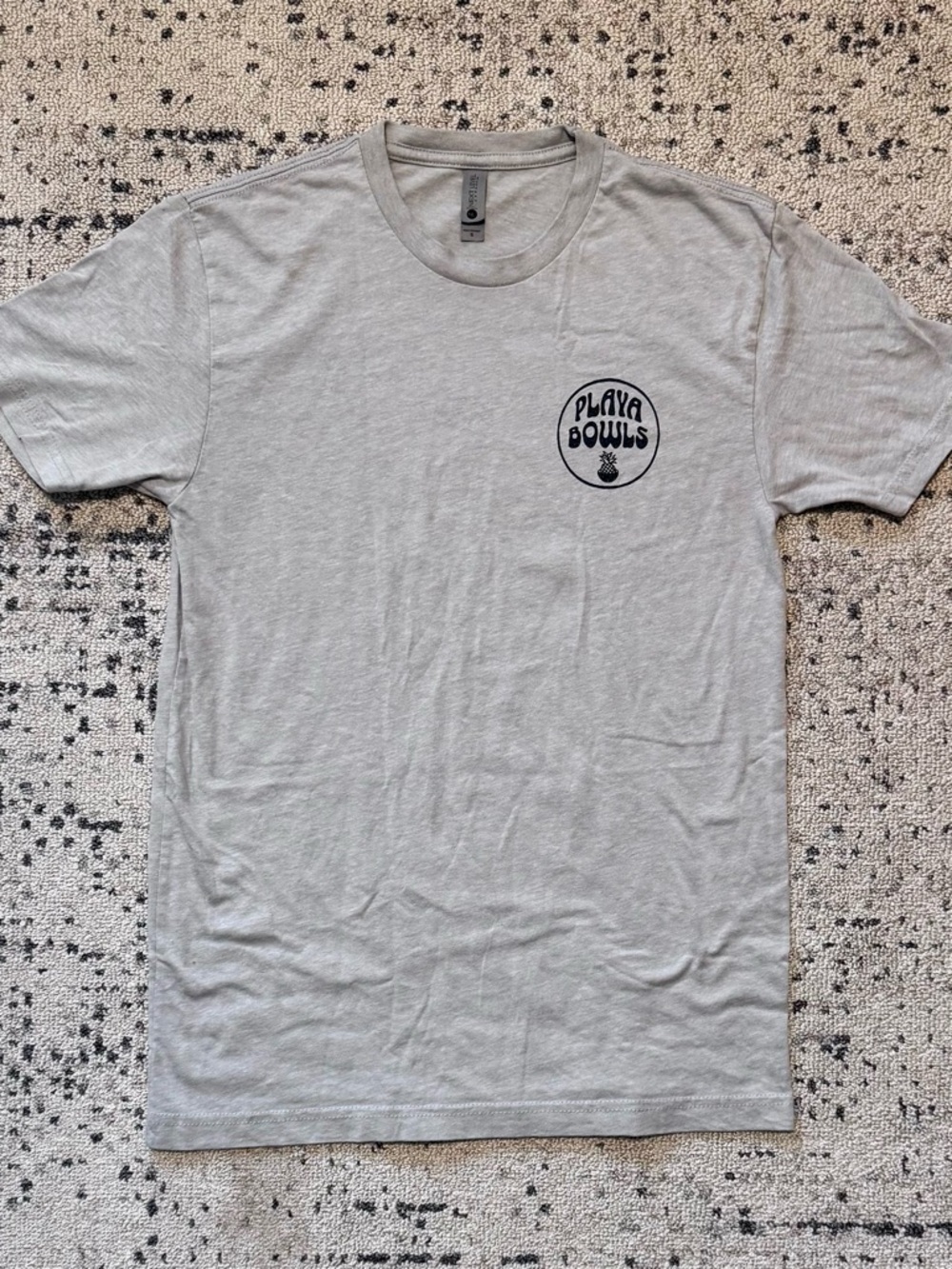 Next Level Apparel Playa Bowls Light Weight T-shirt S/Grey